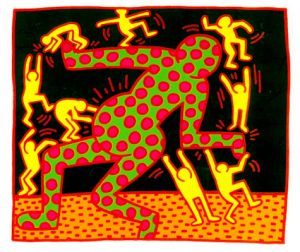 Fertility suite 3 Signed  by Keith Haring