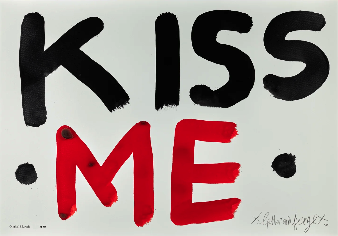 GG Kiss me red and black